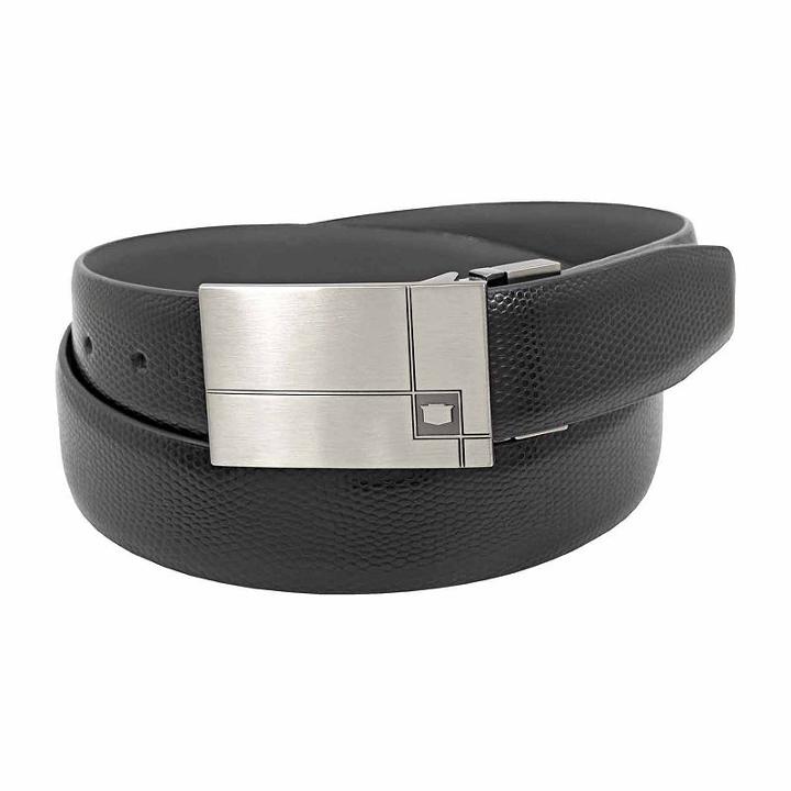 Florsheim Embossed Lizard Grain Leather Belt