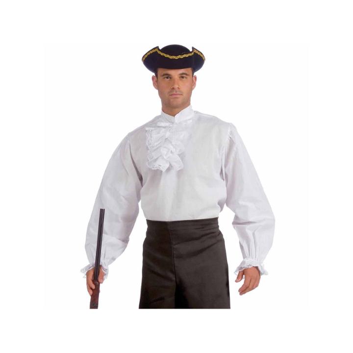 Ruffled White Shirt Dress Up Costume