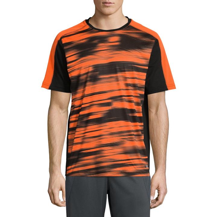 Xersion Soccer Panel Short Sleeve Crew Neck T-shirt