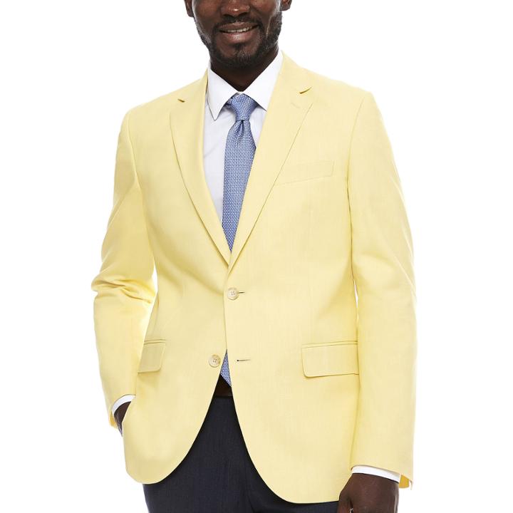 Stafford Classic Fit Woven Pin Dot Sport Coat