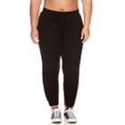 Flirtitude Cozy Fleece Jogger Pants- Juniors Plus