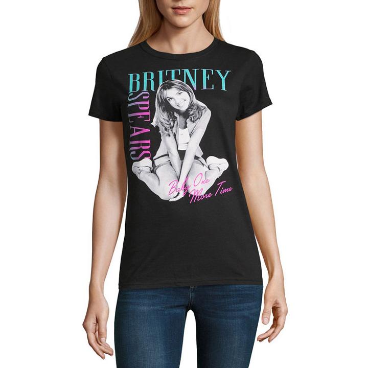 Short Sleeve Britney Spears Graphic T-shirt