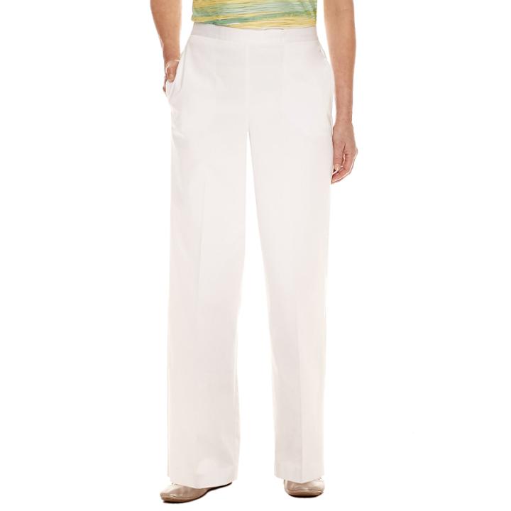 Alfred Dunner Flat Front Pants