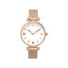 Olivia Pratt Mesh Womens Rose Goldtone Strap Watch-16245