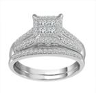 Womens 1 1/2 Ct. T.w. White Diamond 14k Gold Engagement Ring