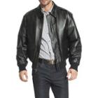 Landing Leathers Men's Air Force A-2 Flight Leather Bomber Jacket - Big And Tall