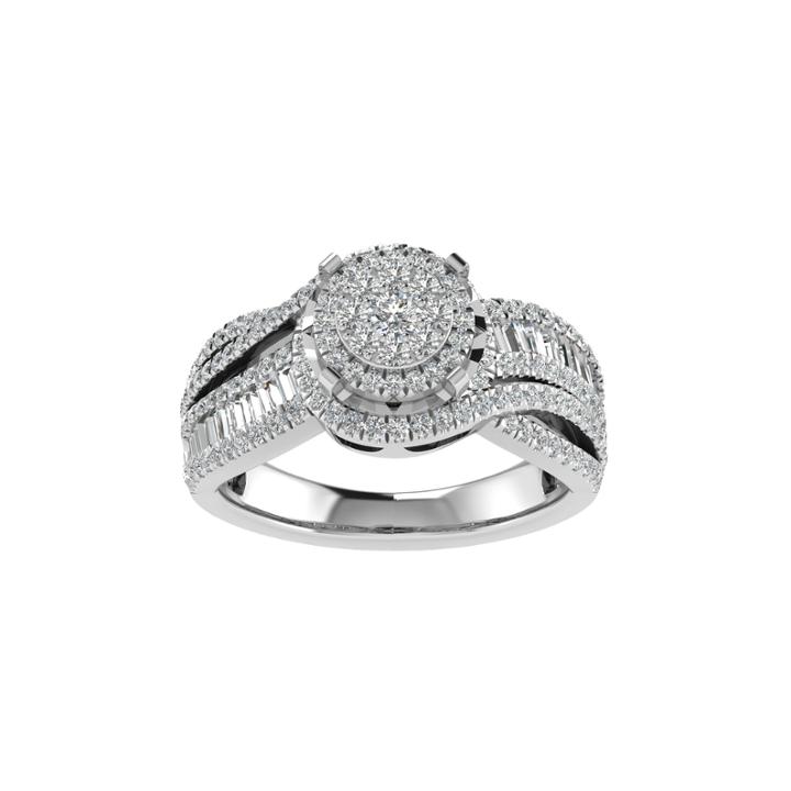 Cherished Hearts Womens 1 Ct. T.w. White Diamond 10k Gold Bridal Set