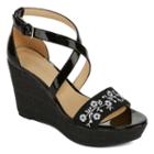 Liz Claiborne Cottom Womens Wedge