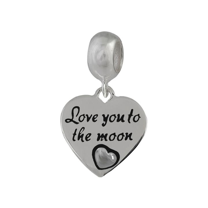 Forever Moments™ Heart-shaped Love You To The Moon Bead