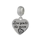 Forever Moments&trade; Heart-shaped Love You To The Moon Bead