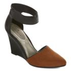 Worthington Dixie Ankle-strap Wedge Pumps