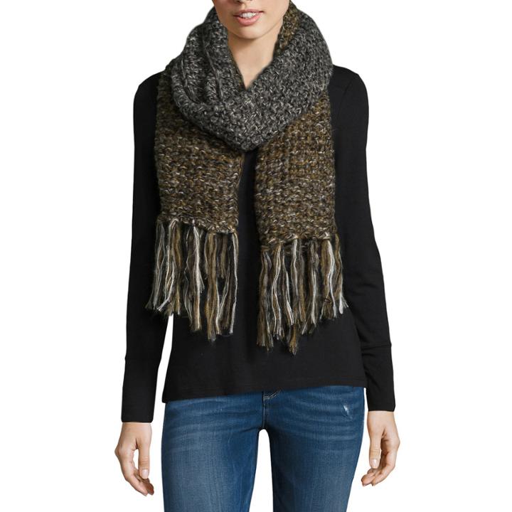 Mixit Ombre Oblong Fringe Cold Weather Scarf