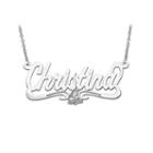 Disney Personalized Sleeping Beauty 41x18mm Name Necklace