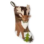 North Pole Trading Co. Reindeer Stocking