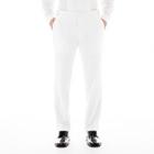 Saville Row White Tuxedo Pants - Slim-fit