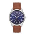 Mens Brown Strap Watch-fmdjo140