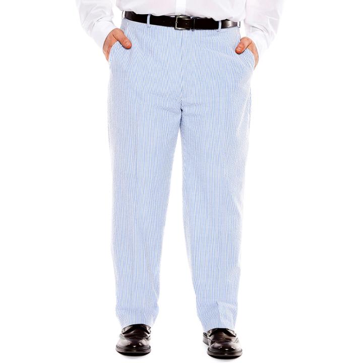 Stafford Seersucker Blue White Ff Bt