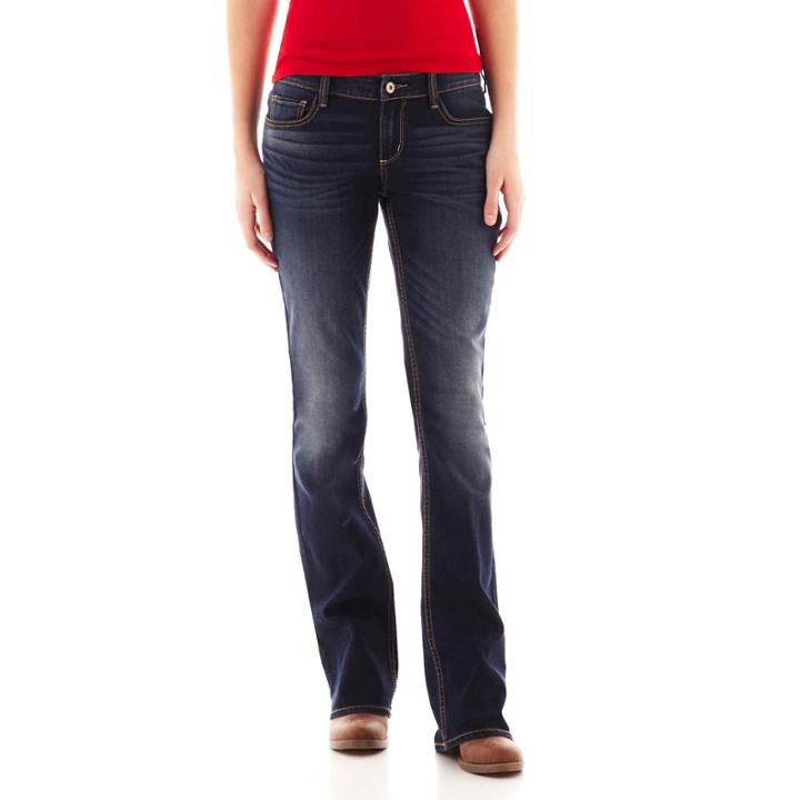 Arizona Curvy Bootcut Jeans-juniors