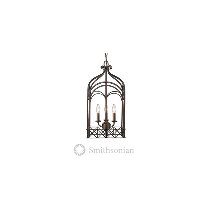 Gateway 3-light Pendant In Fired Bronze