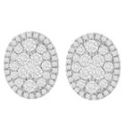 1 3/4 Ct. T.w. Round White Diamond 14k Gold Stud Earrings
