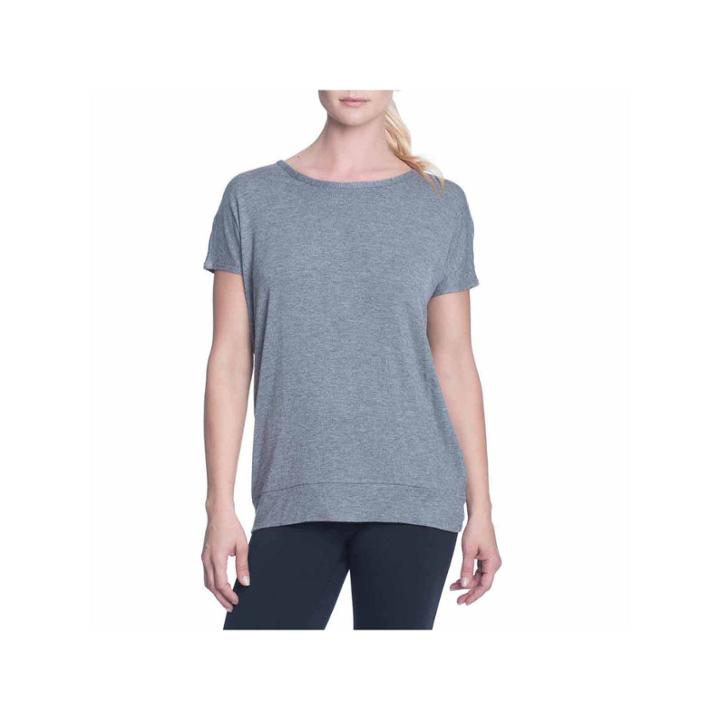 Gaiam Short Sleeve Scoop Neck T-shirt-womens