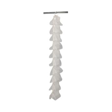 Household Essentials Canvas 20-pocket Shoe Organizer