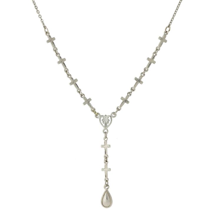 Symbols Of Faith Religious Jewelry Womens Y Necklace