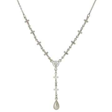 Symbols Of Faith Religious Jewelry Womens Y Necklace
