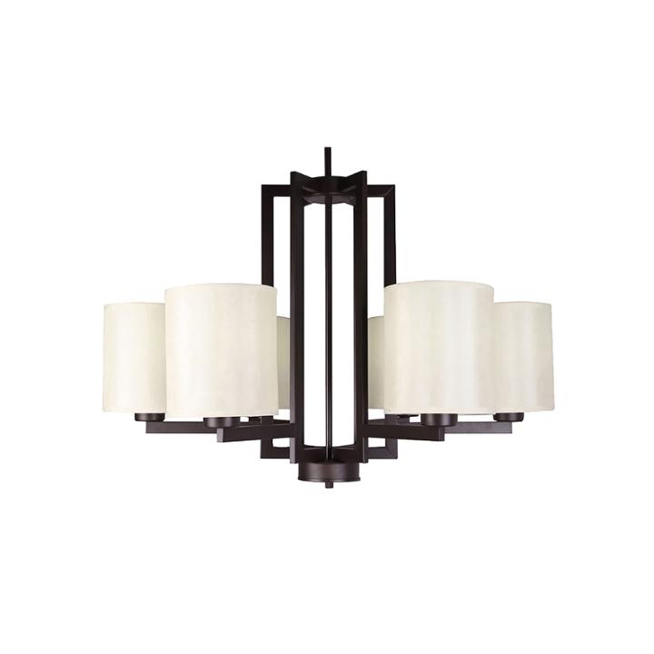 Falcon 6-light Bronze Chandelier