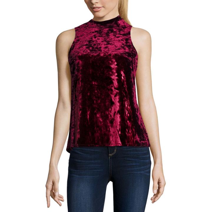 Arizona Velvet Tank Top-juniors