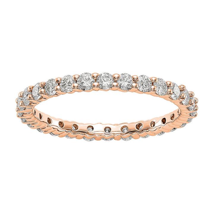 Womens 1 Ct. T.w. White Diamond 14k Gold Eternity Band