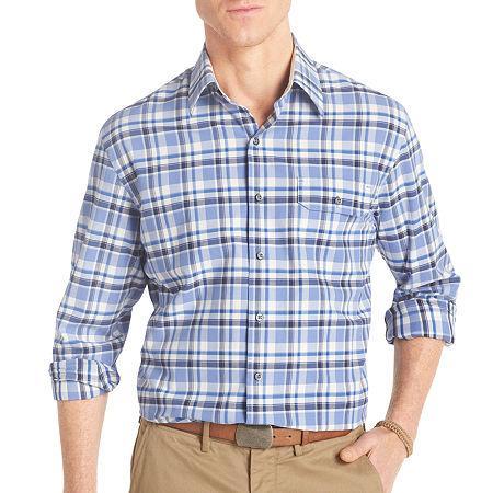 Izod Long-sleeve Plaid Woven Shirt