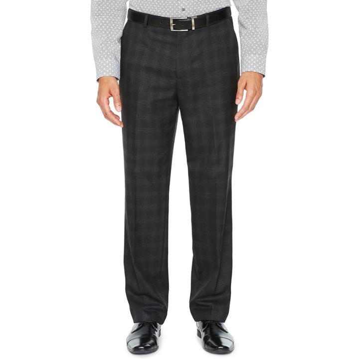 J.ferrar Slim Fit Woven Plaid Suit Pants - Slim