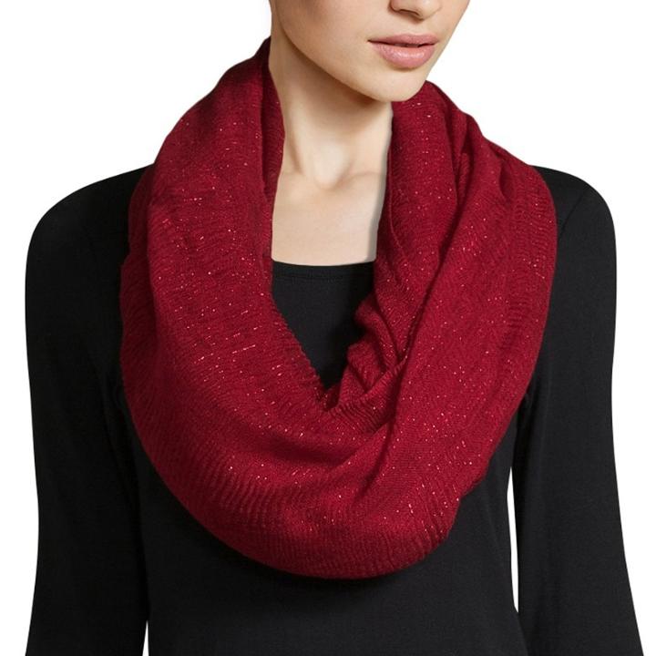 Mixit Shine Solid Infinity Scarf
