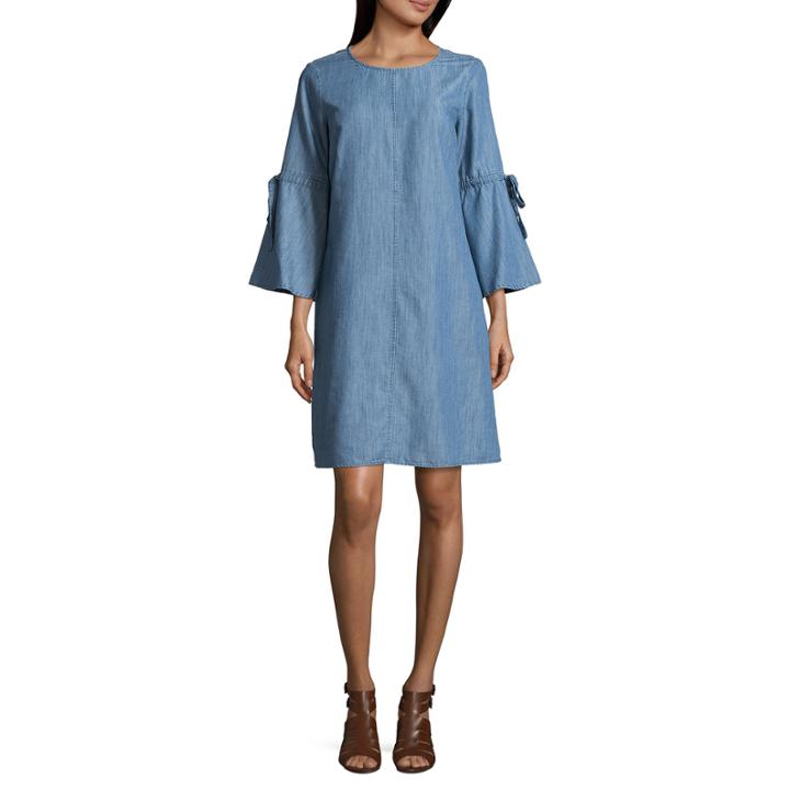 Spense 3/4 Sleeve Fit & Flare Dress