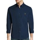 U.s. Polo Assn. Long-sleeve Slim-fit Twill Sportshirt