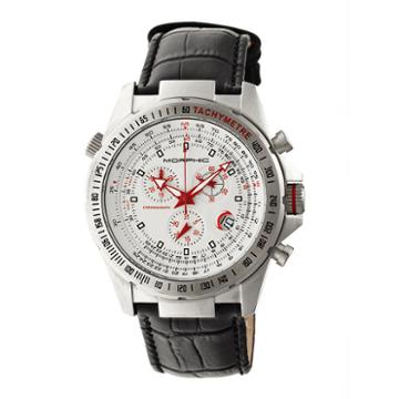 Morphic Unisex Black Strap Watch-mph3601