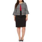 Danny & Nicole 3/4 Bell Sleeve Jacket Dress - Plus