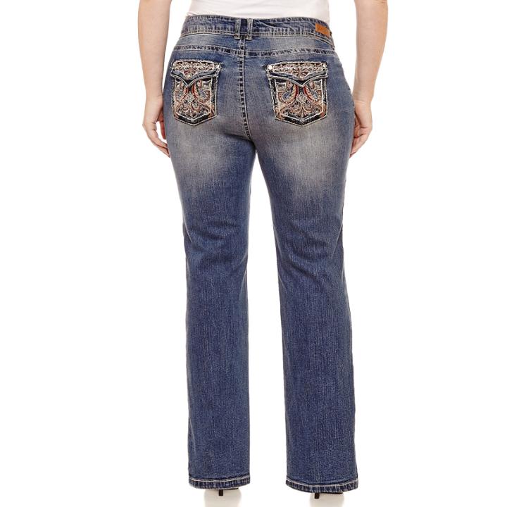 Wallflower Bootcut Jeans-juniors Plus