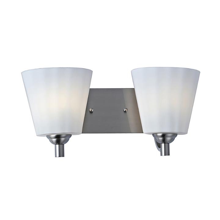 Anya 2-light Silver Bath Vanity