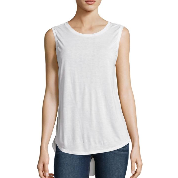 Stylus&trade; Mixed Media Tank Top - Tall