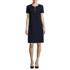 Rn Studio By Ronni Nicole Short-sleeve Lace-up Shift Dress