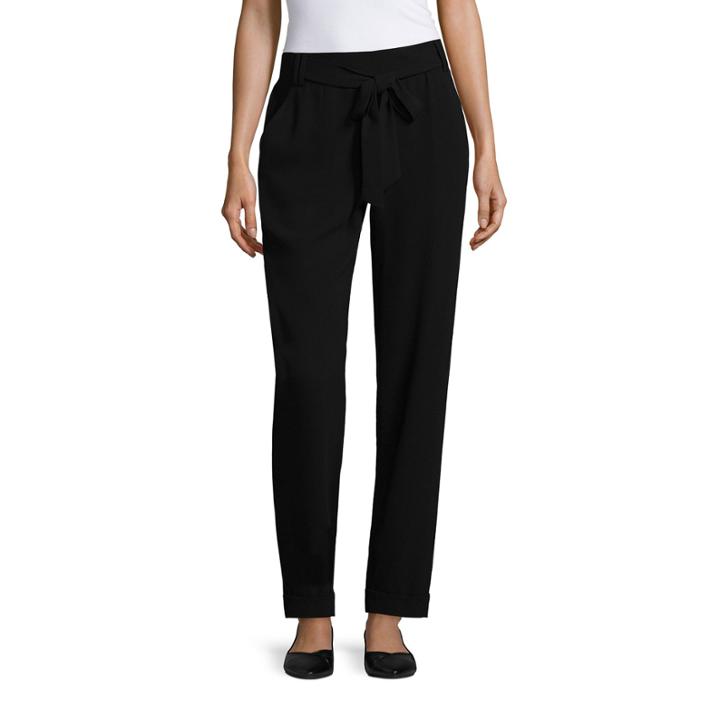 Joe B By Joe Benbasset Black Woven Jogger Pants-juniors