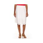 Liz Claiborne Laser-cut Pull-on Skirt