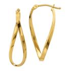 14k Gold 9mm Hoop Earrings