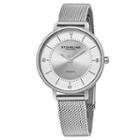 Stuhrling Womens Silver Tone Strap Watch-sp16309