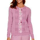 Alfred Dunner Vienna Long-sleeve Embroidered Sweater