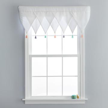 Frank And Lulu Tassel Party Rod-pocket Tailored Valance