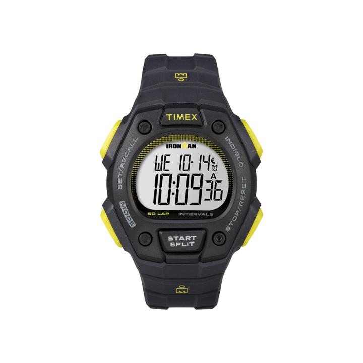 Timex Mens Gray Resin Strap 50-lap Watch Tw5k861009j