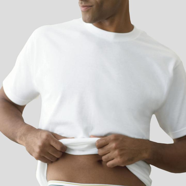 Stafford 4-pk. Cotton Crewneck T-shirts + Bonus Tee